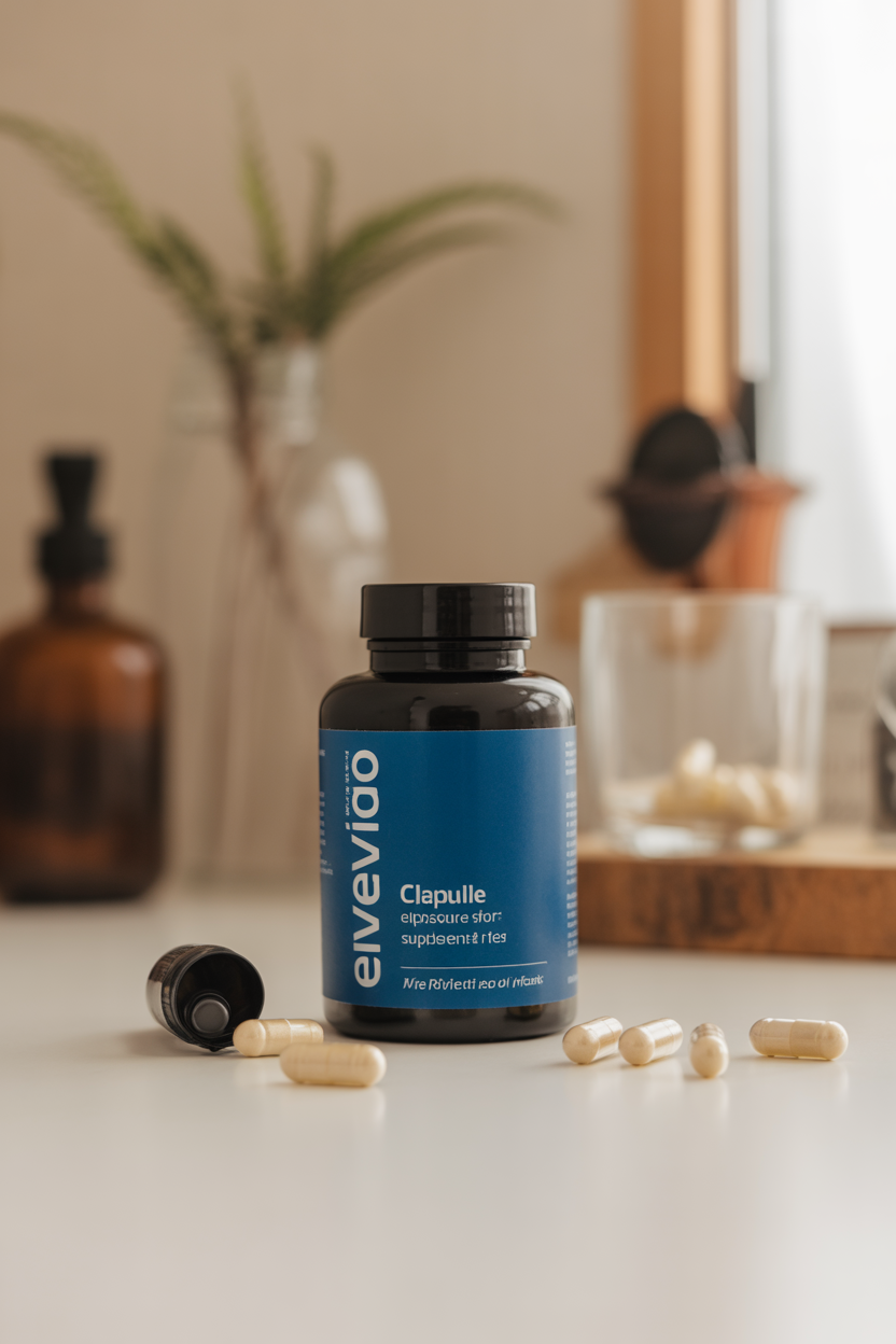 EvenVior capsule bottle on a clean surface for daily supplement routine